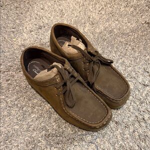 Clarks Brown Leather Women's Loafers